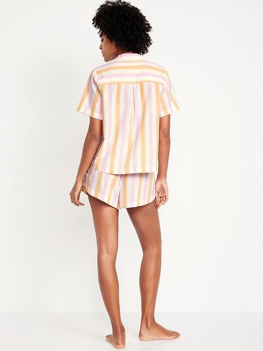 Poplin Pajama Short Set Product Image