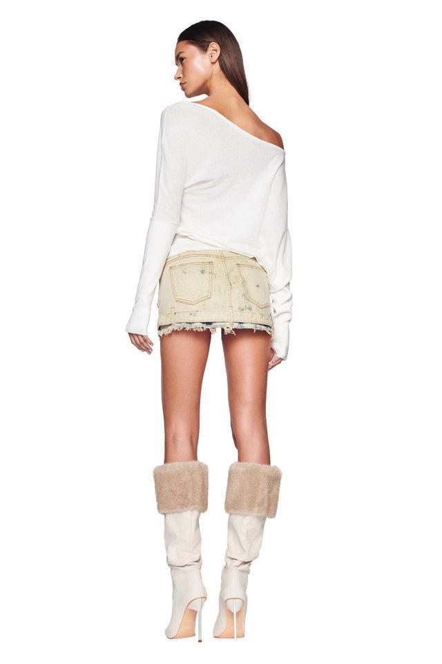GISELLE TOP - WHITE : CREAM Product Image