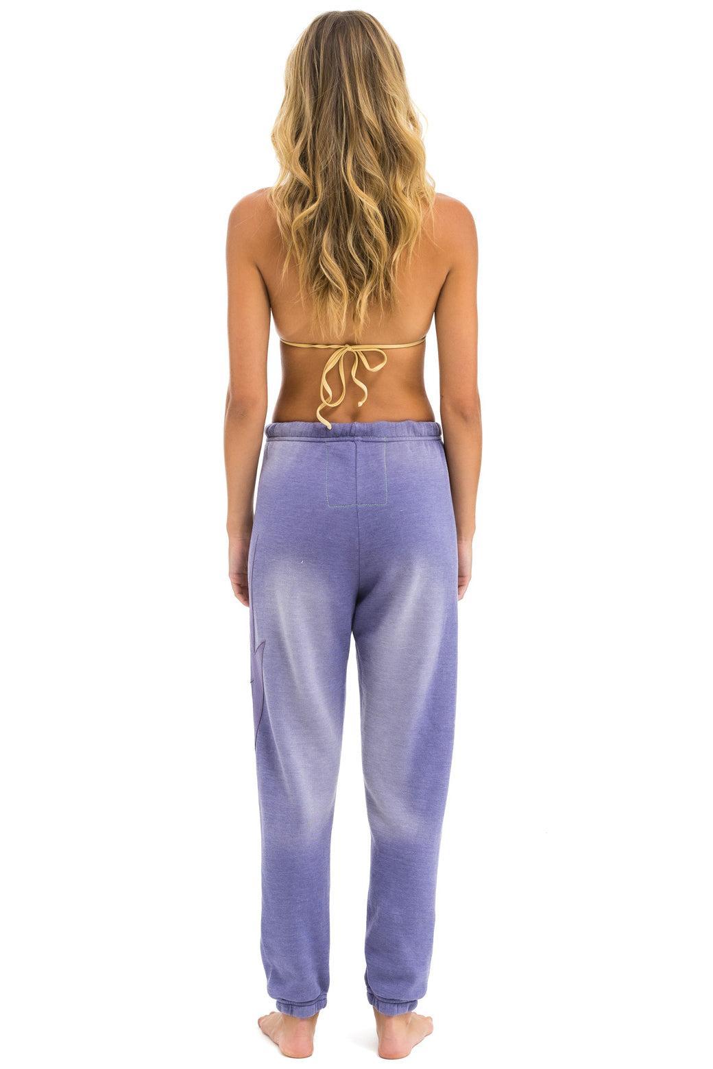 BOLT STITCH SWEATPANTS - FADED GRAPE Female Product Image