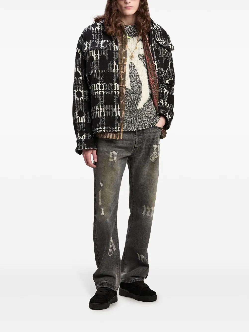 Palm mélange-effect jumper Product Image