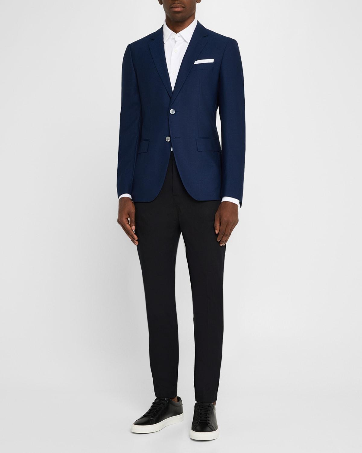 Mens Hutson Wool Single-Breasted Blazer Product Image
