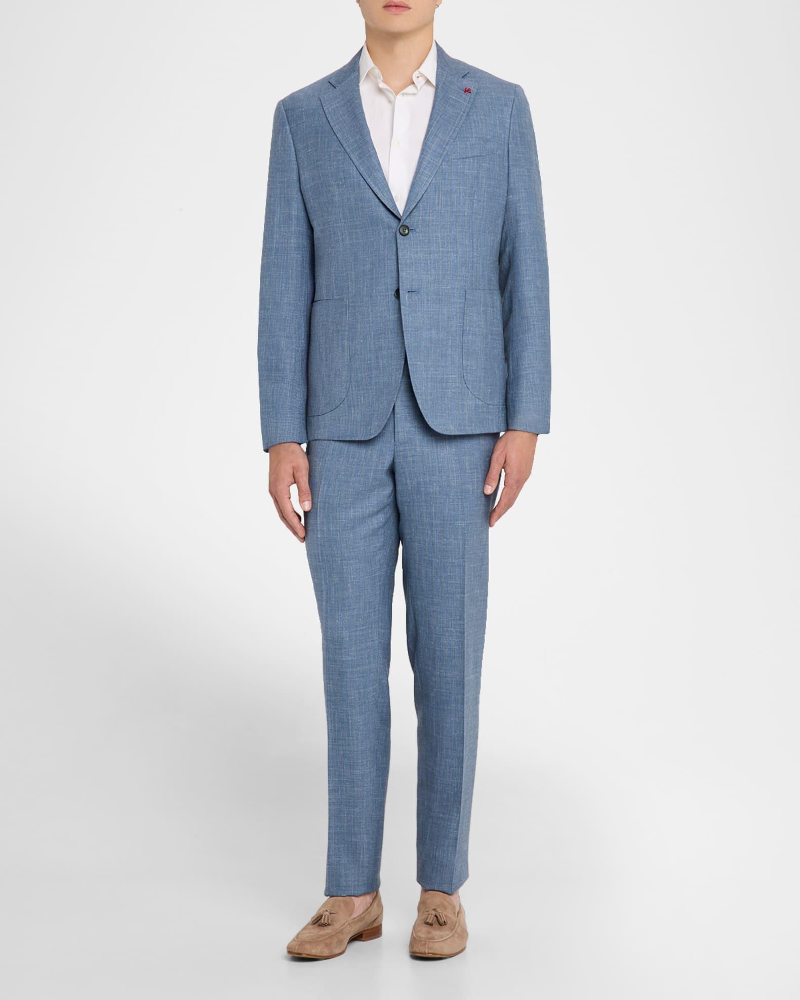 Men's Thin Stripe Single-Breasted Suit Product Image