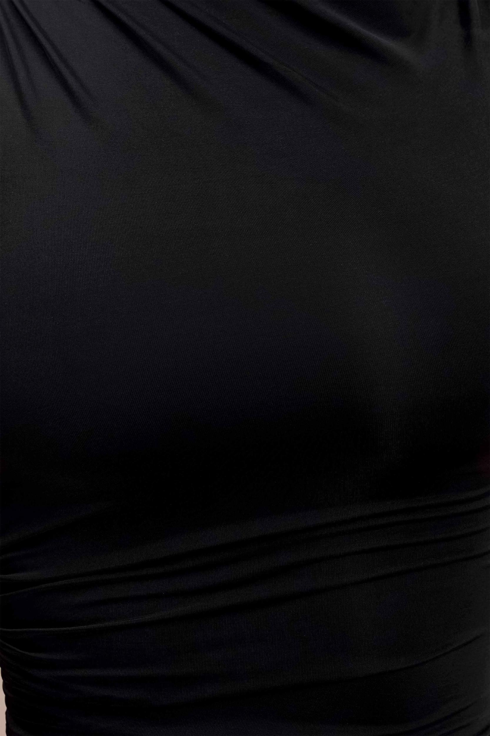 Kaia Slinky Cut Out Maxi Dress - Black Product Image