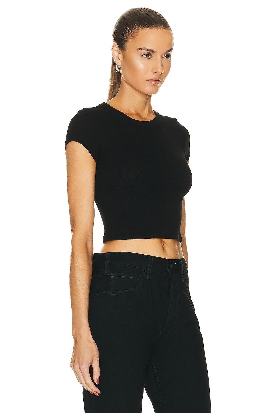 Silk Cropped Tee Enza Costa Product Image