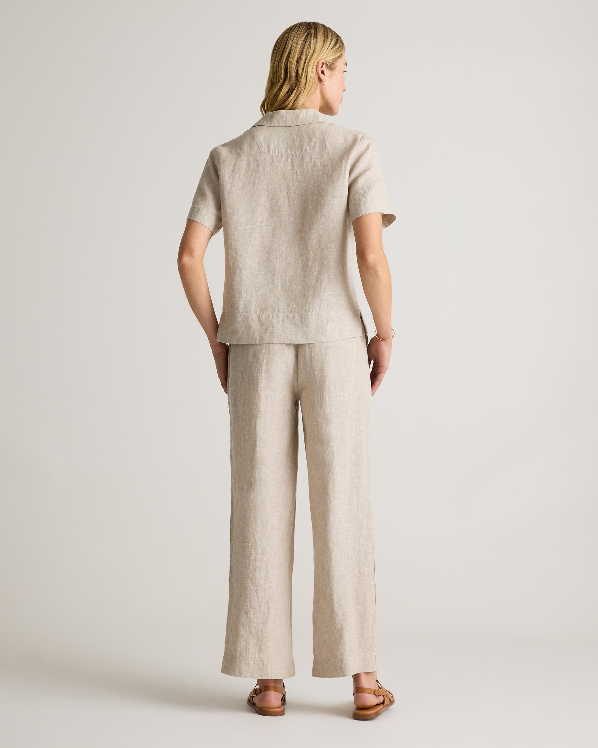 Quince | Women's 100% European Linen Wide Leg Pants Size XS Product Image