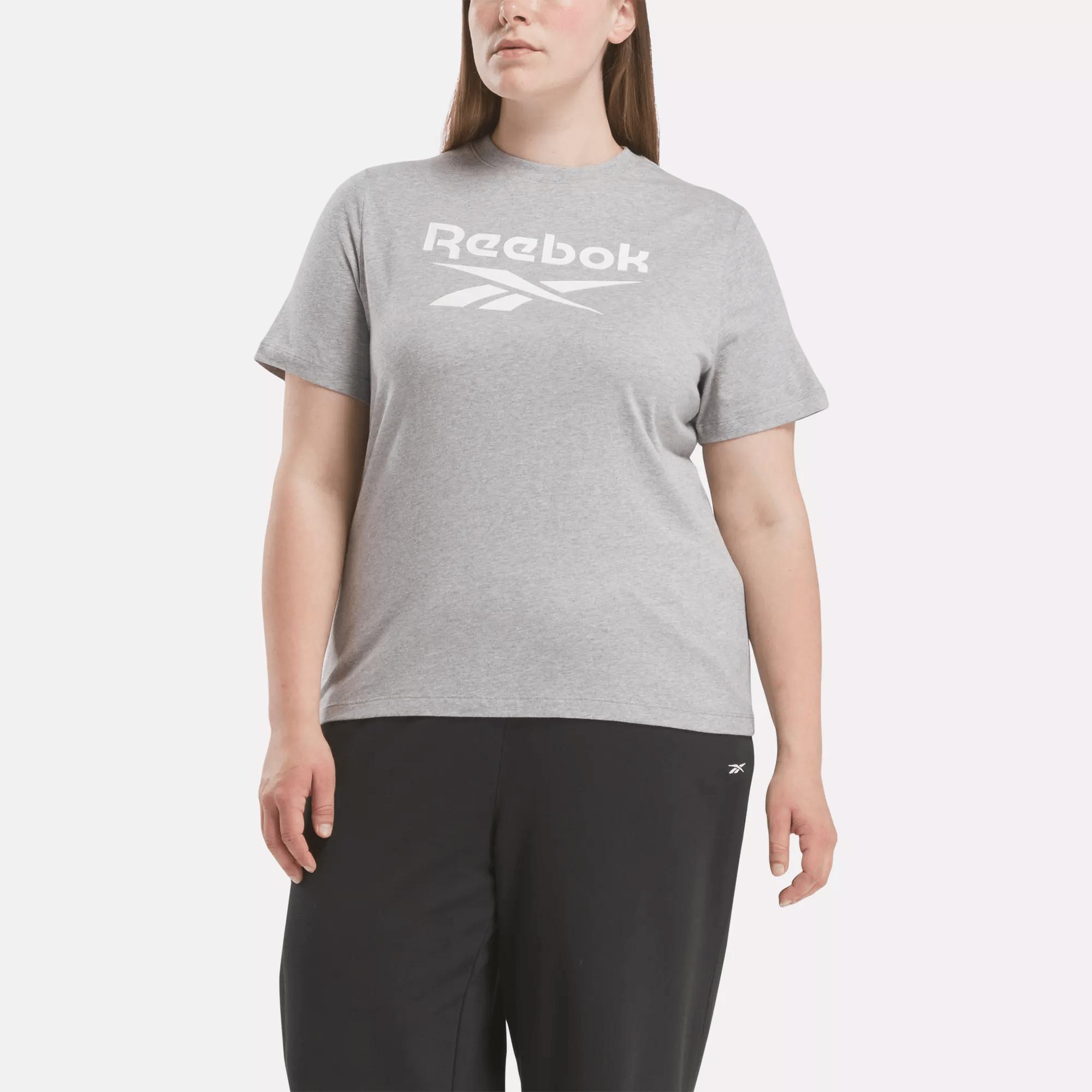 Women's Reebok Identity Big Logo T-Shirt (Plus Size) Female Product Image