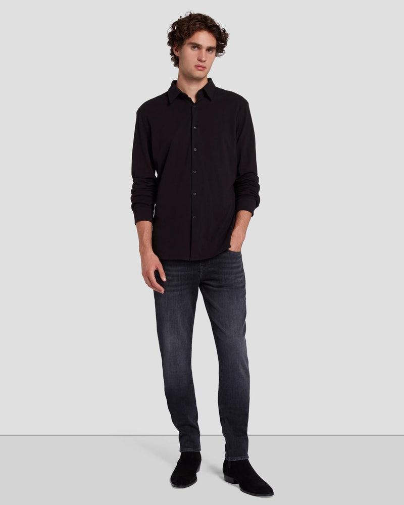Pique Knit Button Down Product Image
