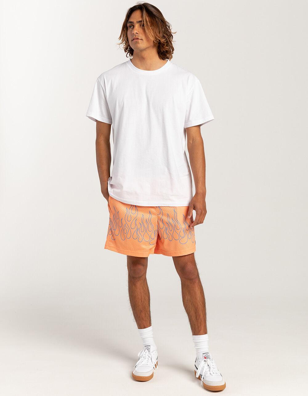 RSQ Mens 6" Mesh Shorts - RED COMBO Product Image