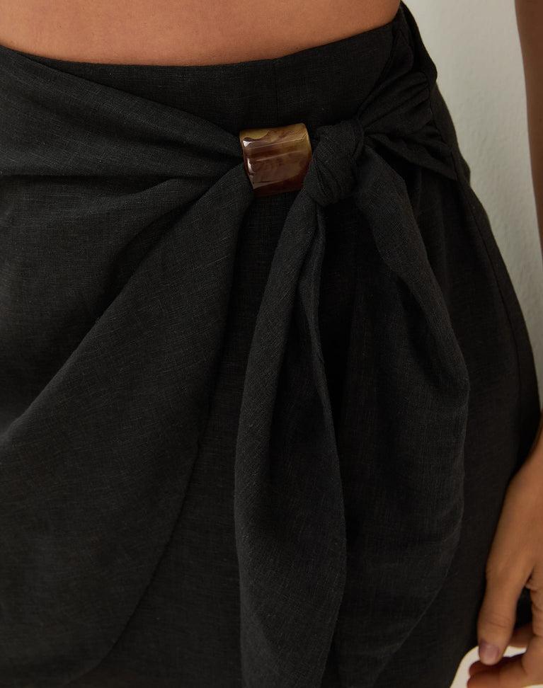 Valleta Cropped Top - Black Product Image