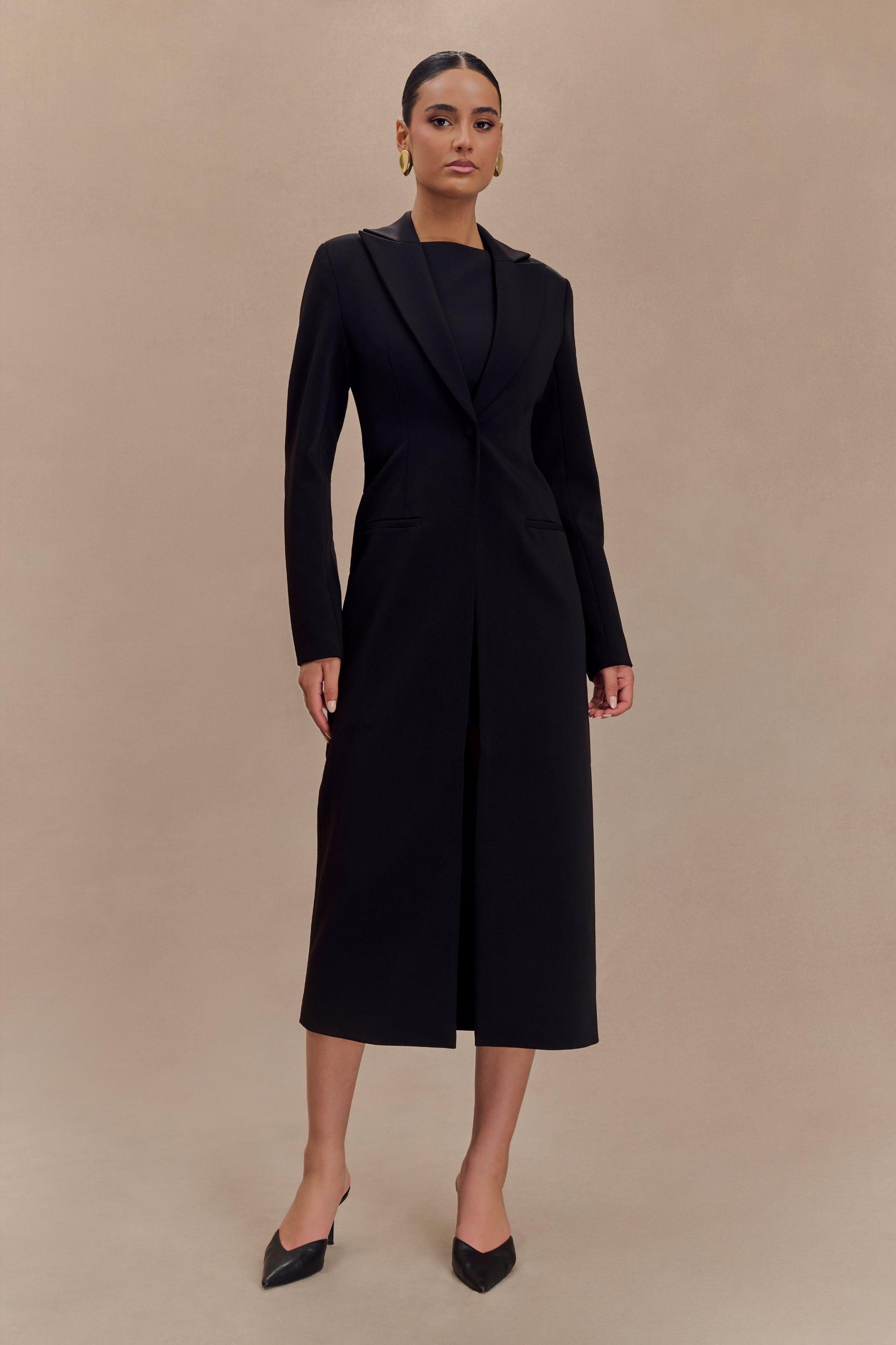 Caviar Suiting Coat - Black Product Image