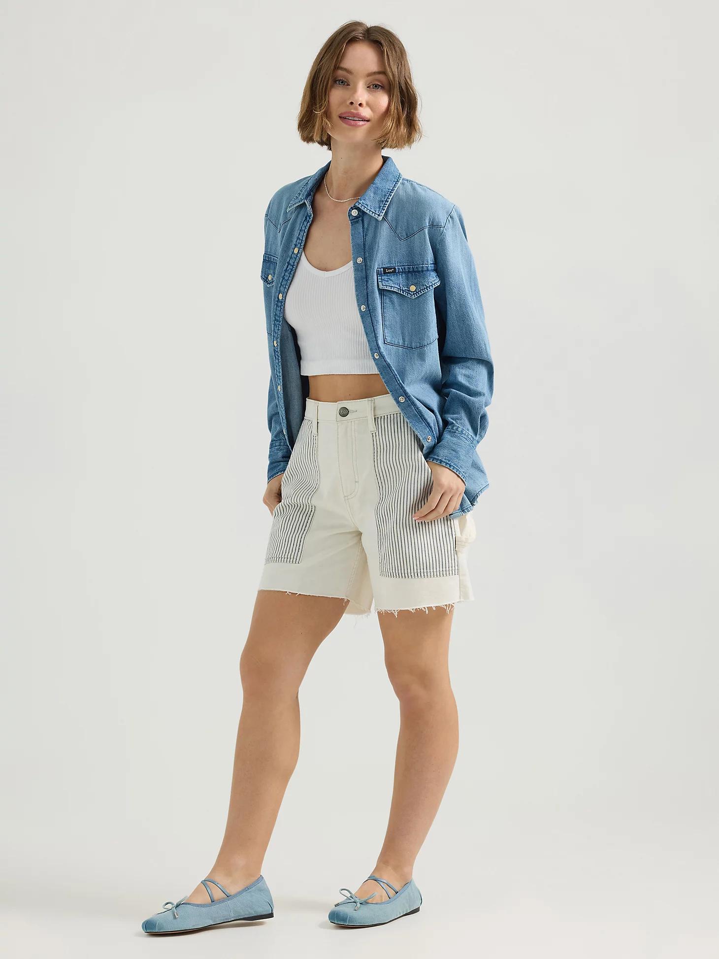 Women's High Rise Carpenter Short | Women's Shorts | Lee® Product Image