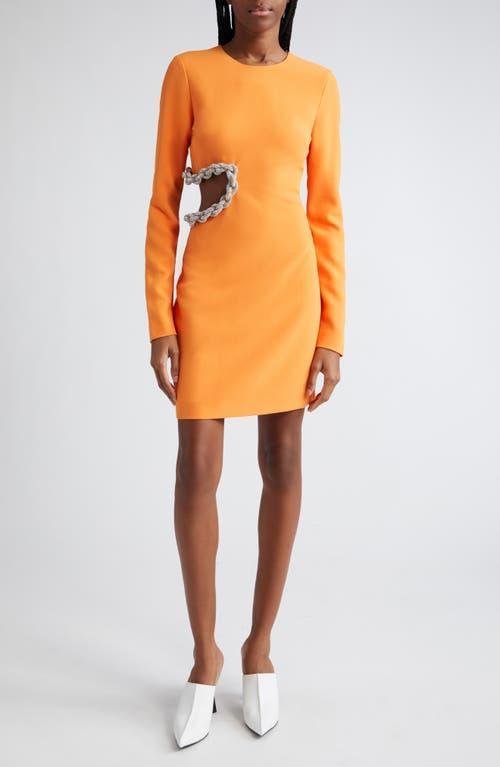 Womens Braided Crystal Cut-Out Minidress Product Image