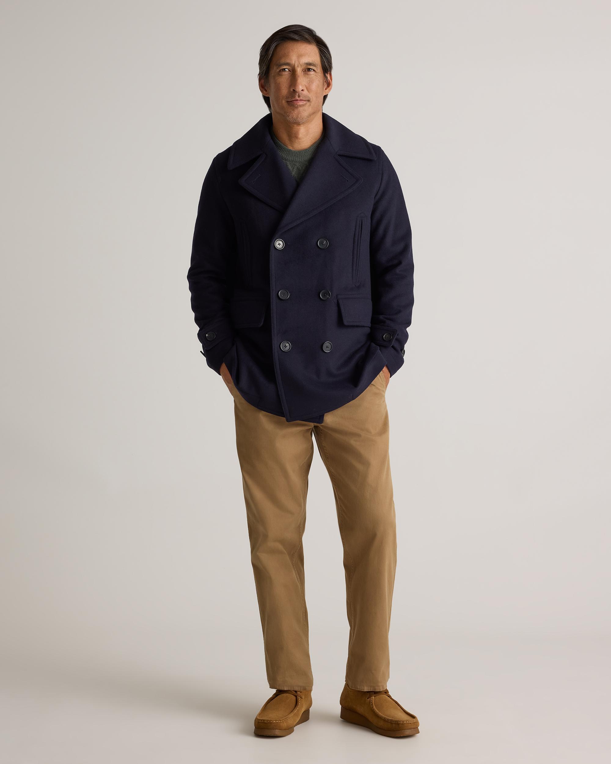 Quince | Men's Italian Wool Peacoat Wool/Nylon Product Image