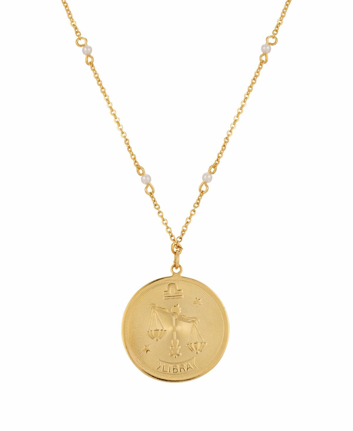 1928 Gold-tone Sagittarius Pendant Necklace, Womens, July Product Image