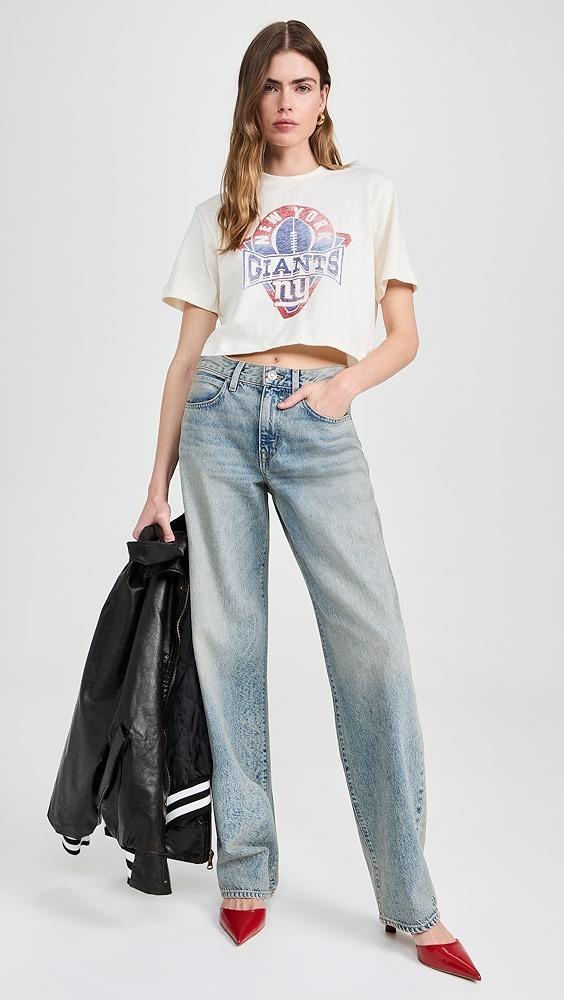 Junk Food Giants Mock Neck Crop Tee | Shopbop Product Image