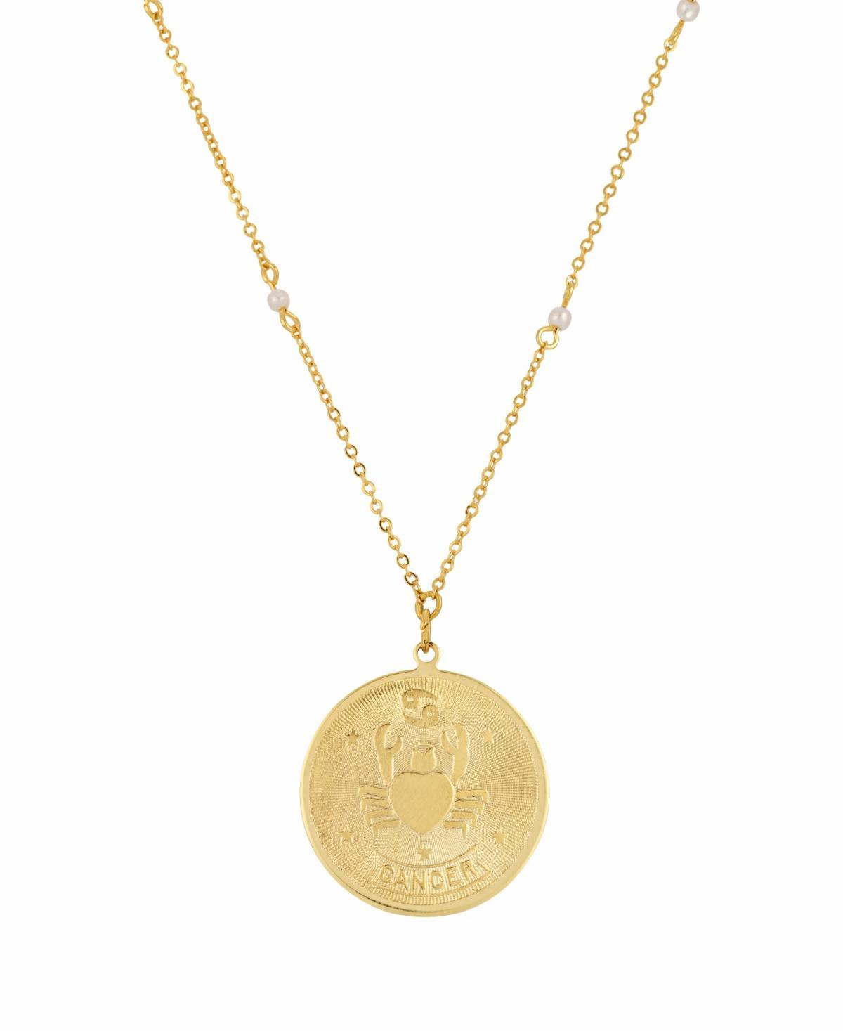 1928 Gold-tone Sagittarius Pendant Necklace, Womens, July Product Image