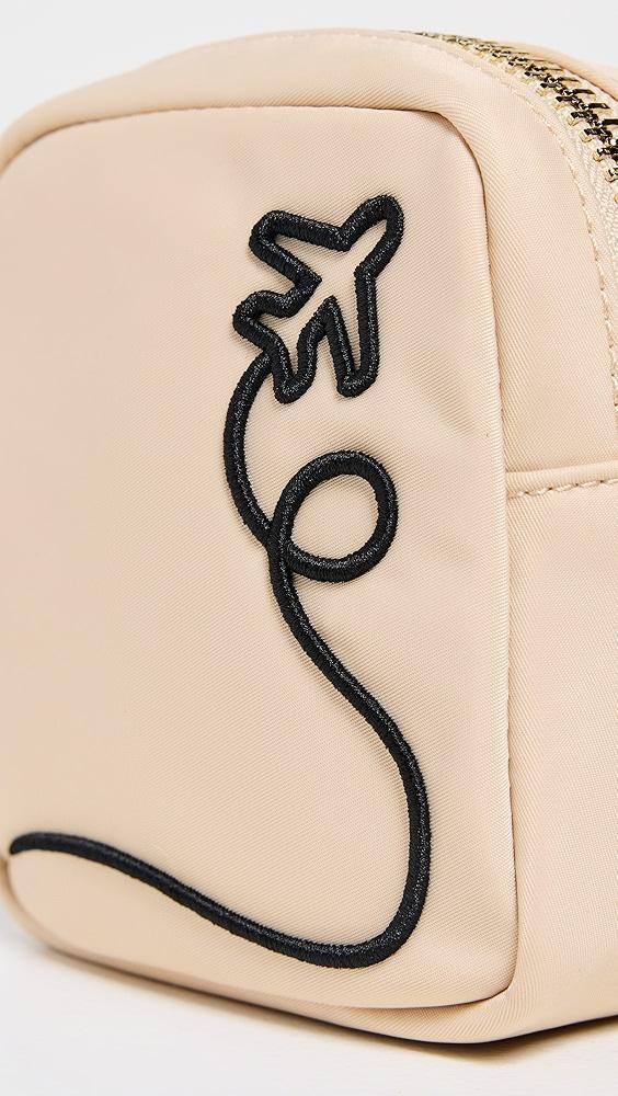 Stoney Clover Lane Airplane Embroidered Mini Pouch | Shopbop Product Image