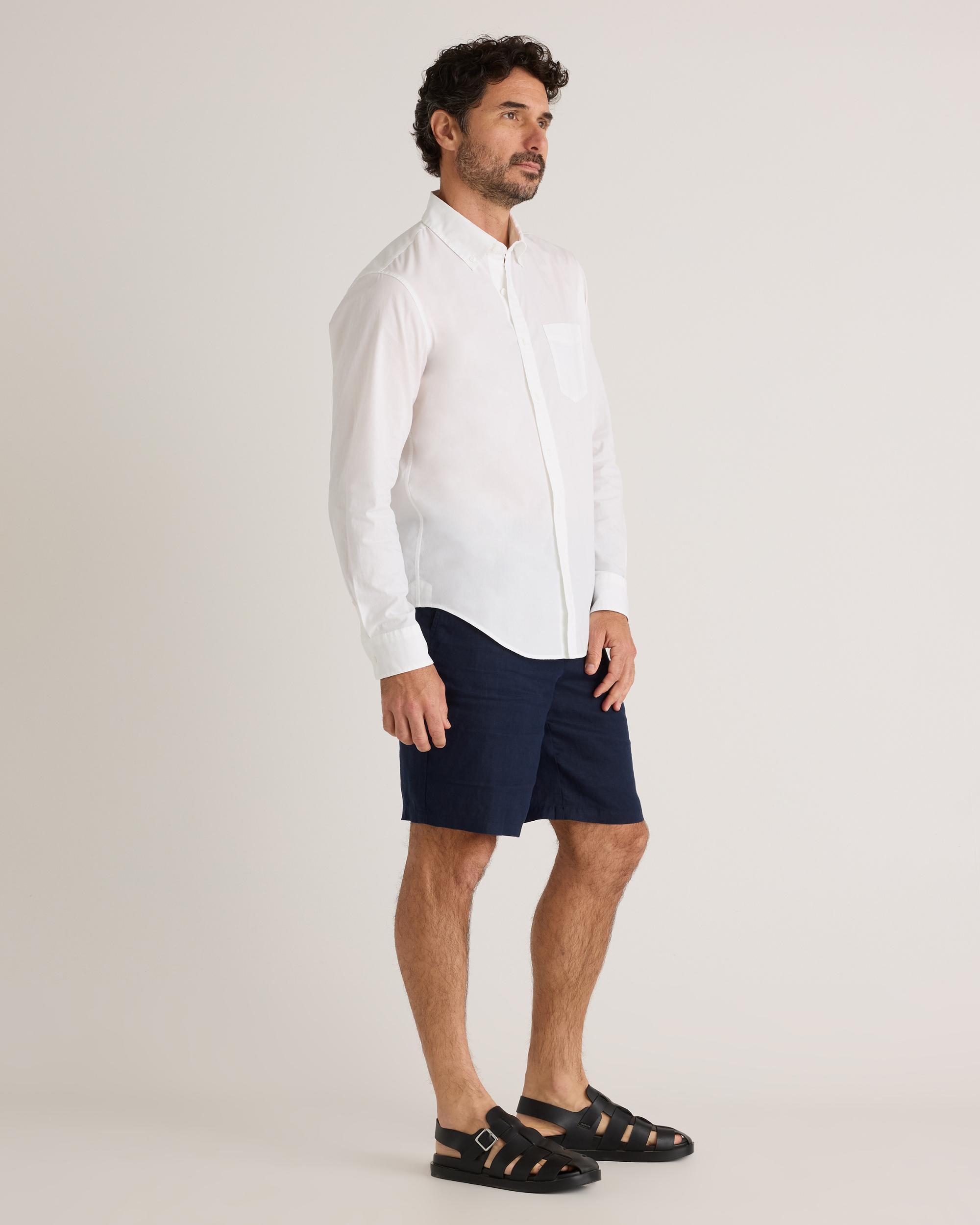 Quince | Men's Stretch Poplin Shirt Organic Cotton Product Image