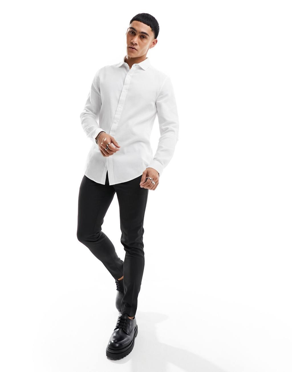 ASOS DESIGN slim shirt Product Image