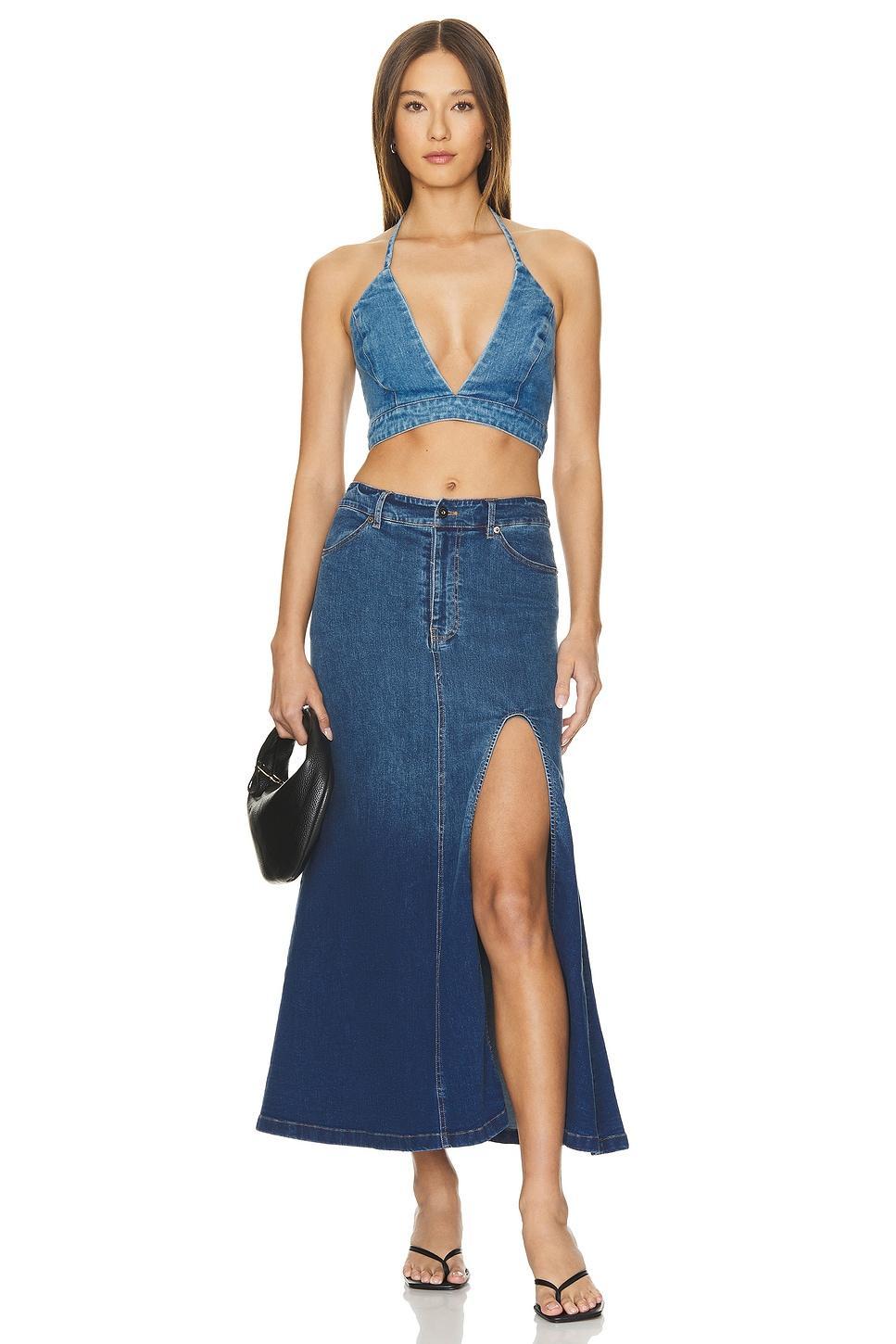Zerah Crop Top Bardot Product Image