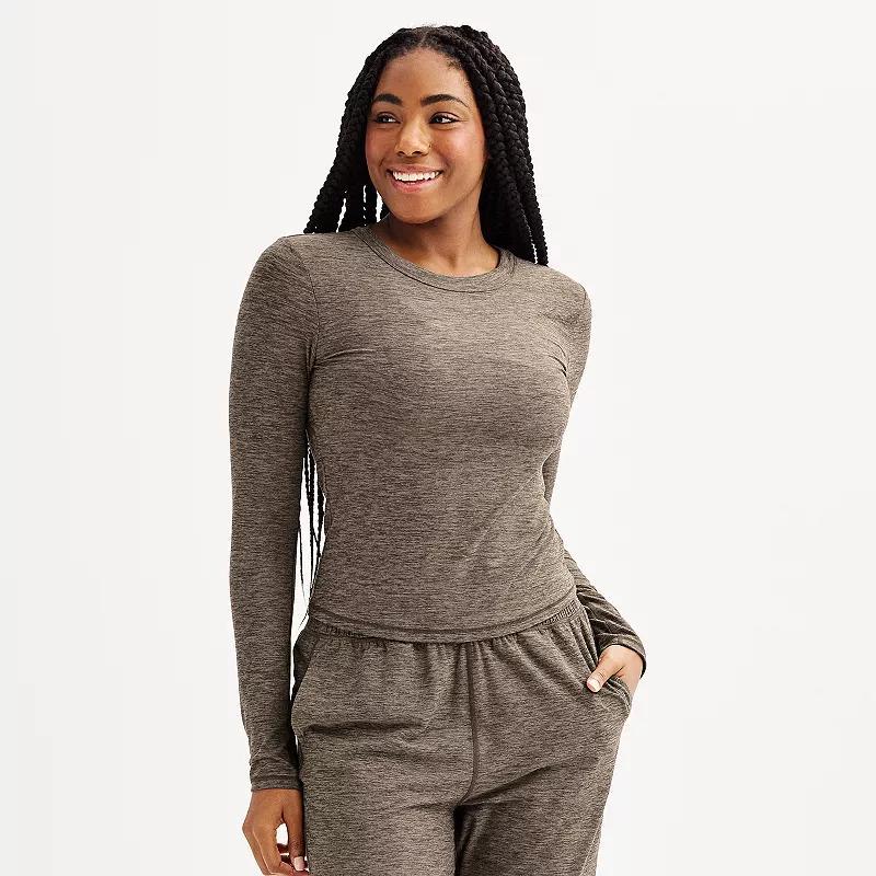 Women's FLX Wander Long Sleeve Tee, Size: XXL, Purple Sherry Product Image