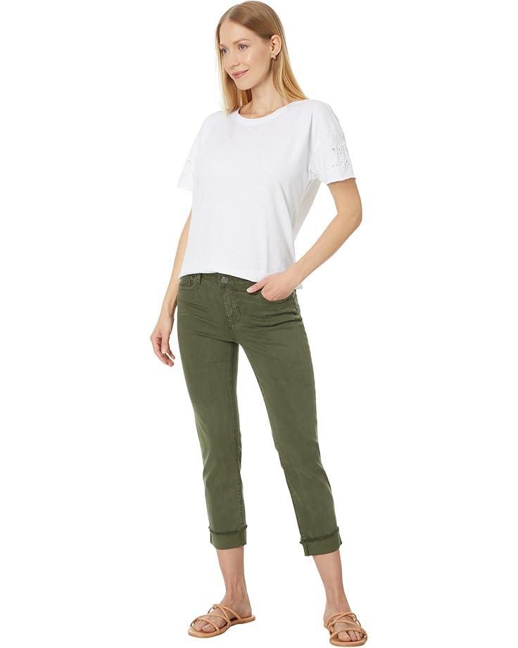 Amy Crop Straight Leg - Roll-Up Frey Product Image