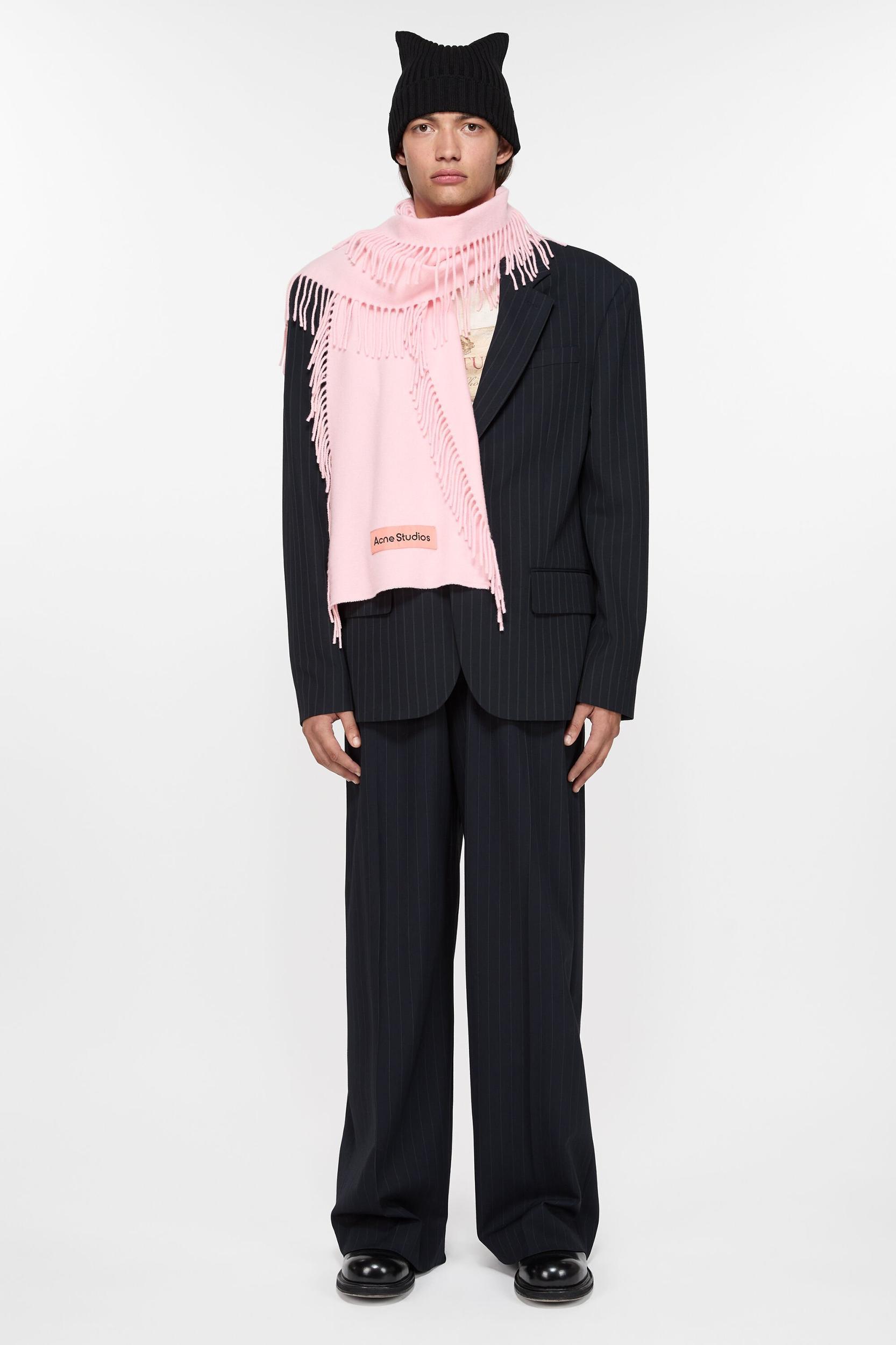 Fringe wool scarf Product Image