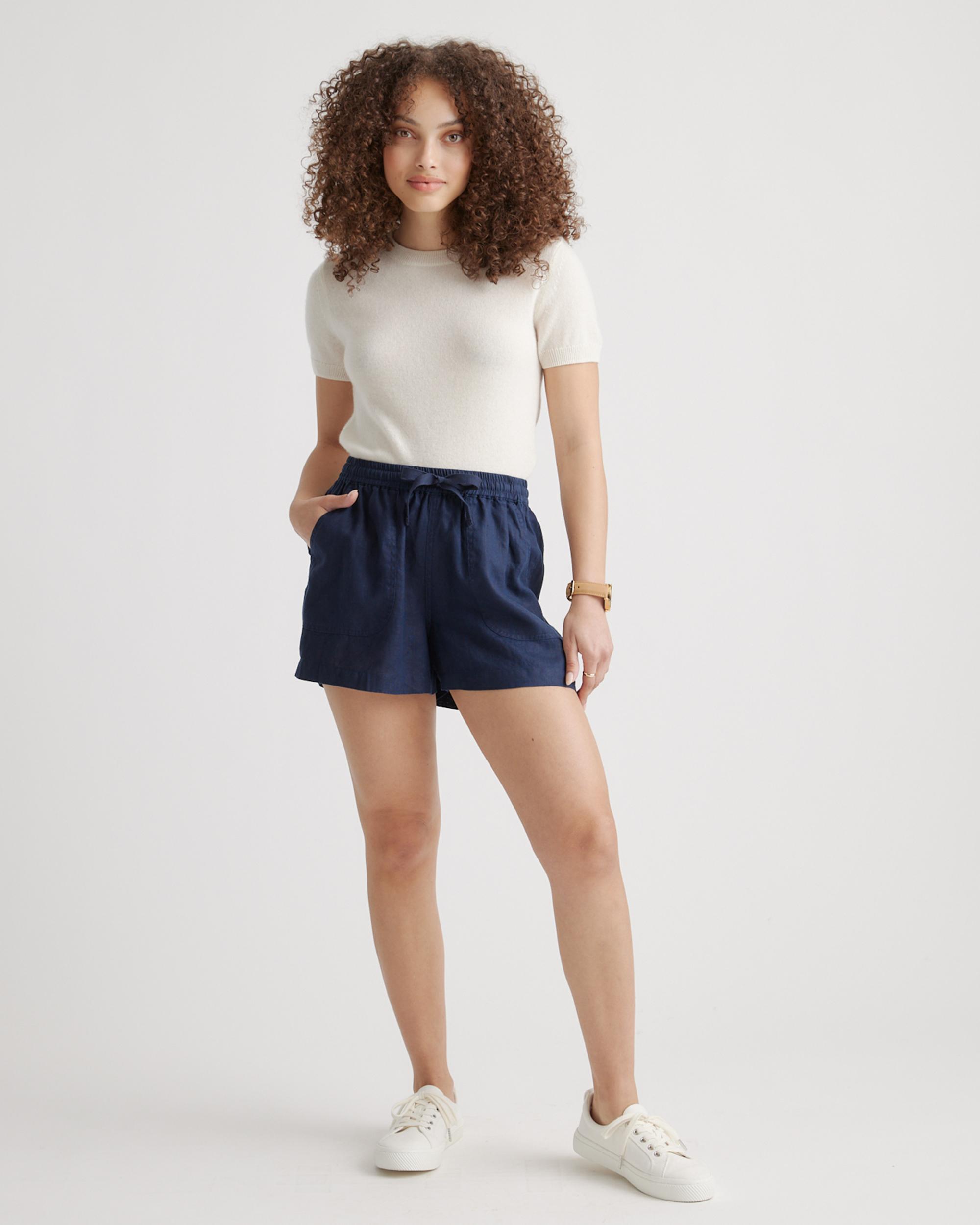 Quince | Women's 100% European Linen Shorts Size XS Product Image