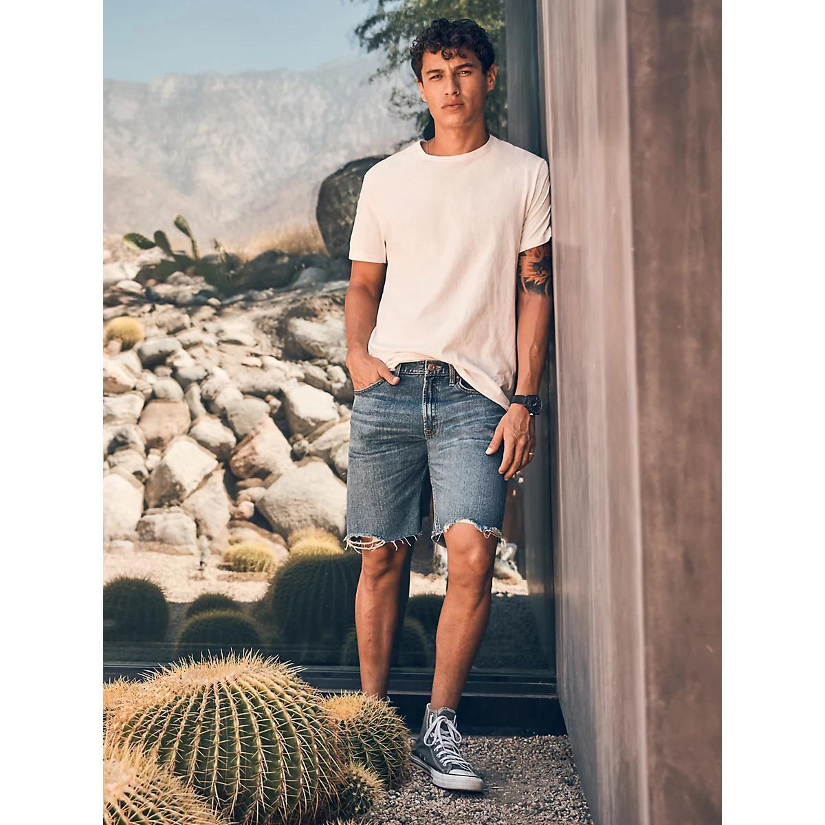 Men's Denim Cut-Off Short in Oakes Product Image