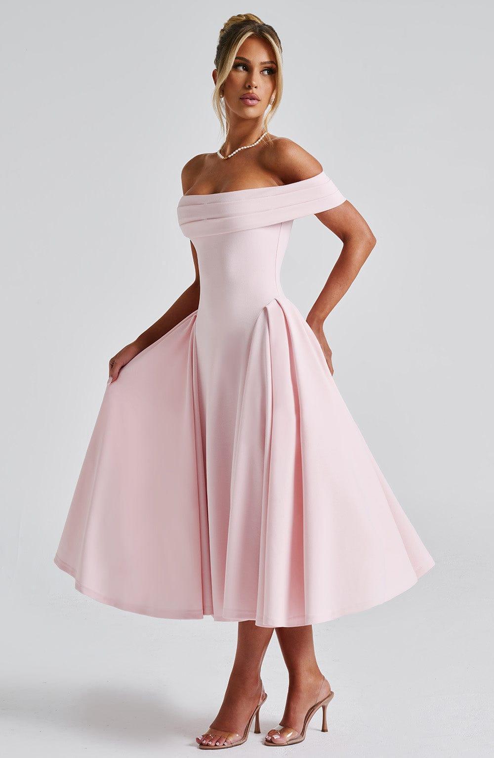 Miranda Midi Dress - Blush Product Image