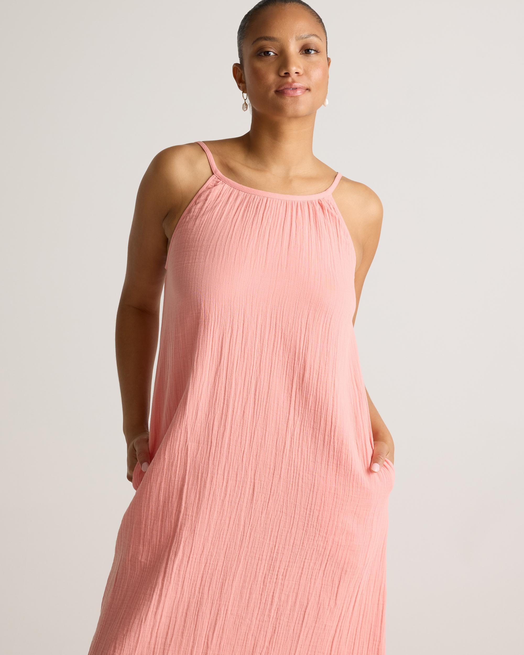 Quince | Women's Gauze Sleeveless Maxi Dress Size XL, Organic Cotton Product Image