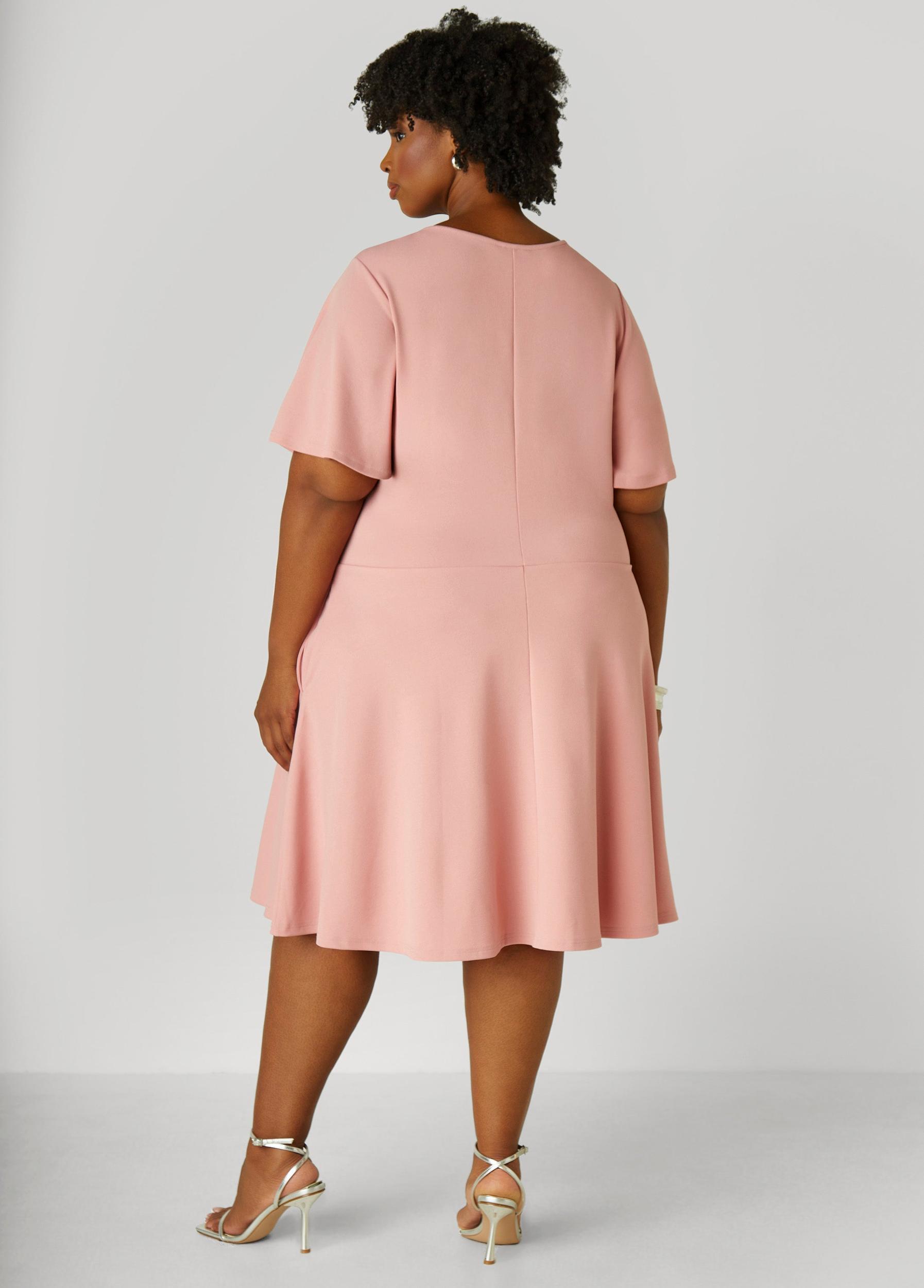 Flutter Sleeve A Line Dress Product Image
