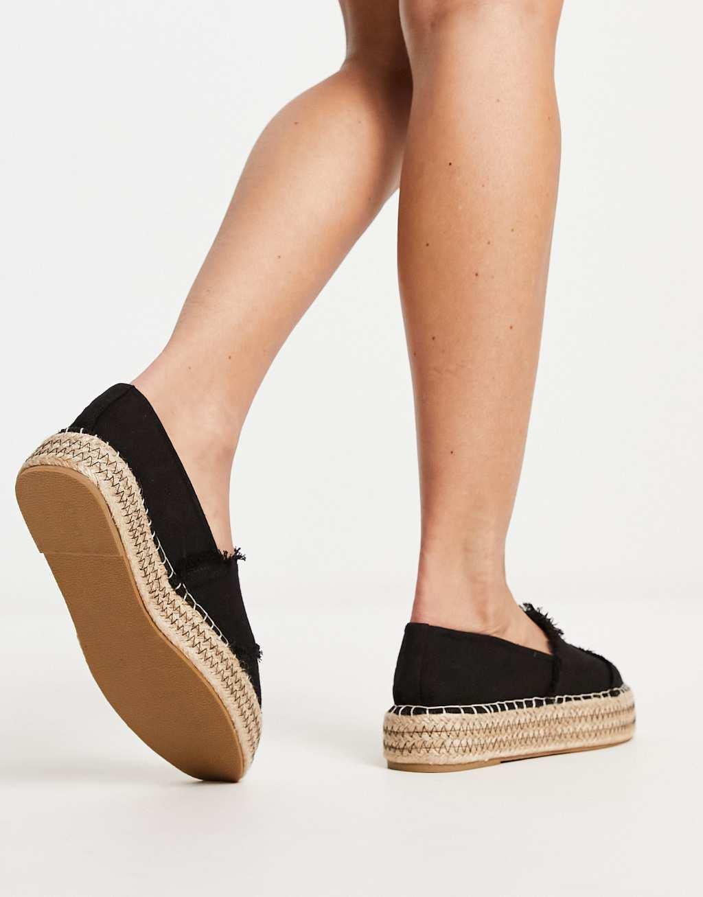 South Beach frayed espadrille Product Image