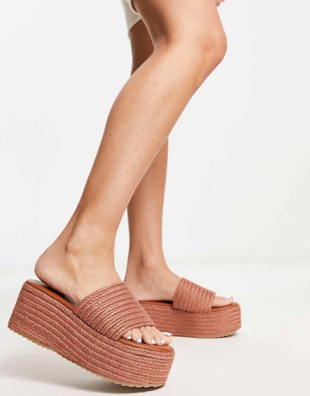 South Beach platform wedge espadrille sandal Product Image