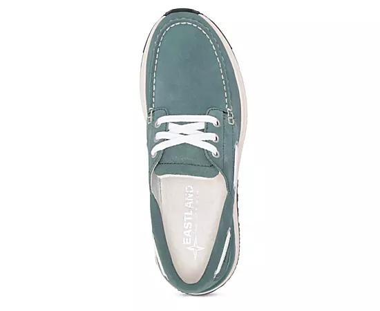 Eastland Leap Trainer Men's Leather Boat Shoes, Size: 8.5, Green Product Image