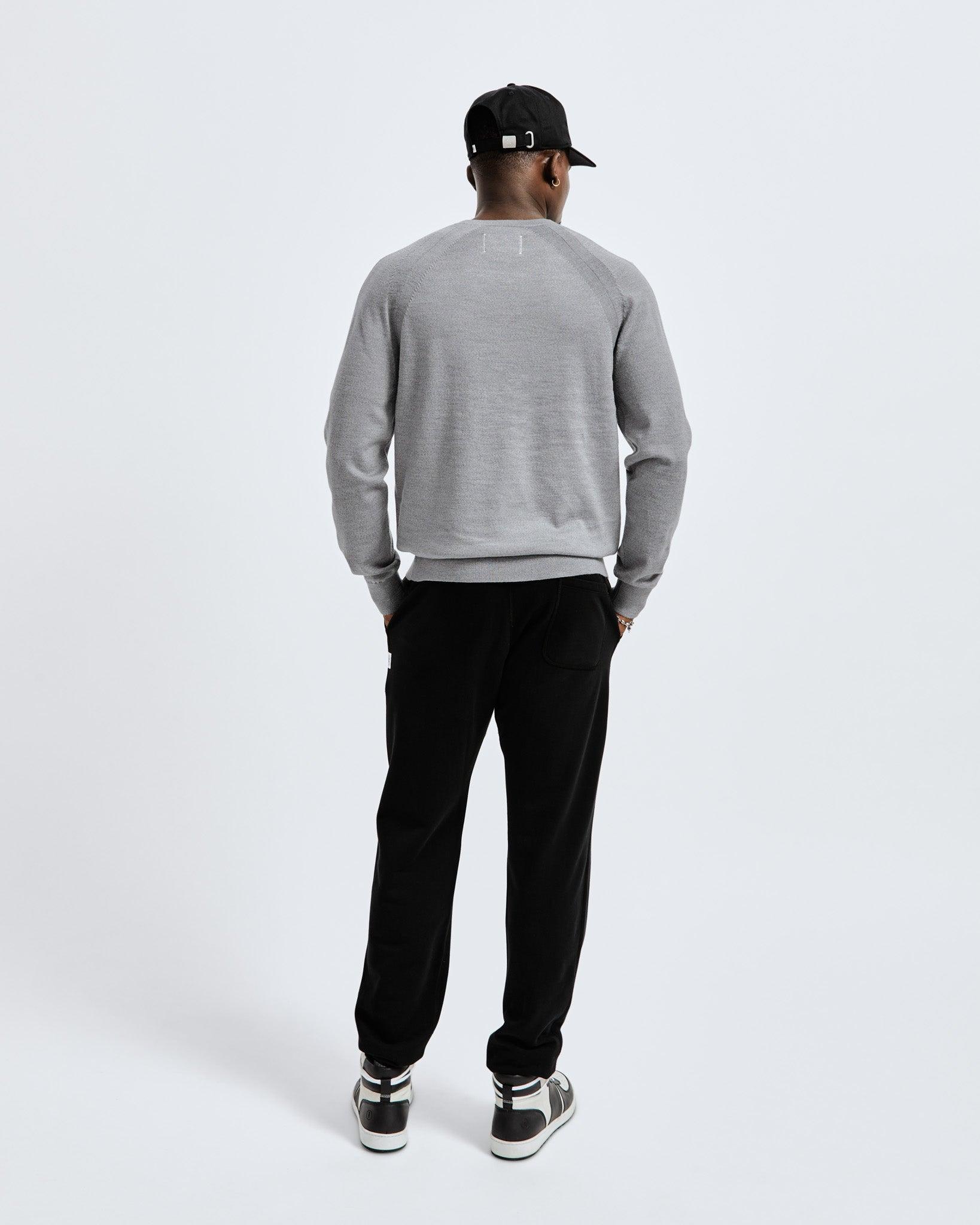 Lightweight Merino Harry Crewneck - Vault Male Product Image