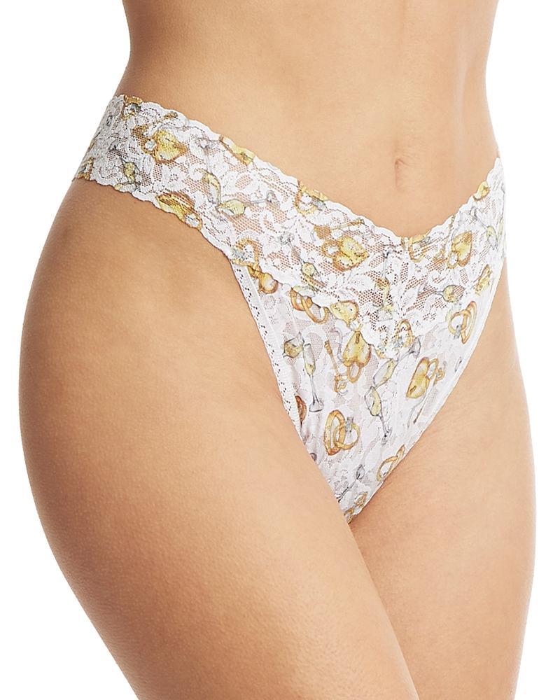 Hanky Panky Signature Lace Printed Original Rise Thong (Staycation) Women's Underwear Product Image