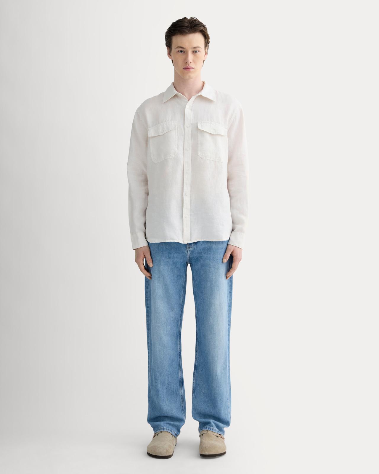 The Linen Utility Shirt Product Image