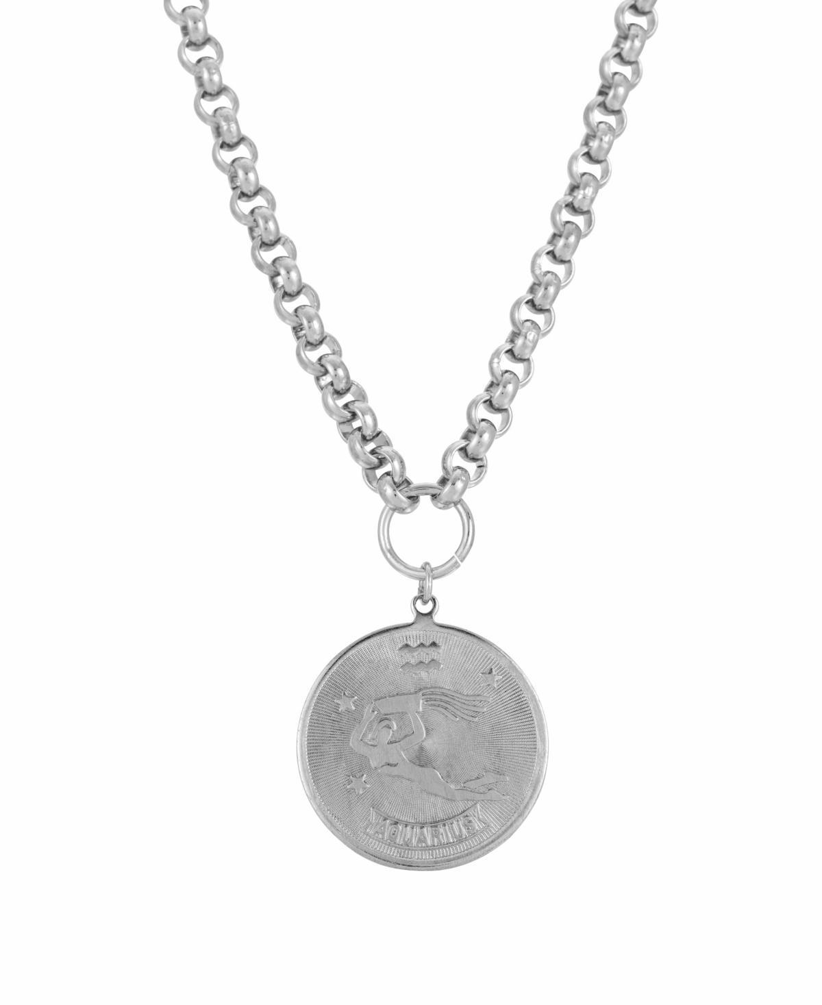 1928 Round Sagitarius Pendant Necklace, Womens, November Product Image