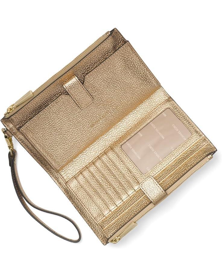 Crosshatch Leather Zip Card Case Product Image
