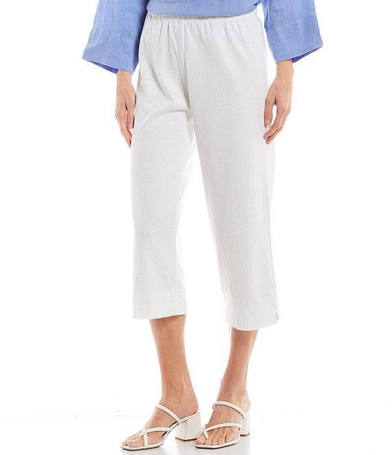 Bryn Walker Knit Jersey Slim Straight Leg Capri Pull-On Pants Product Image
