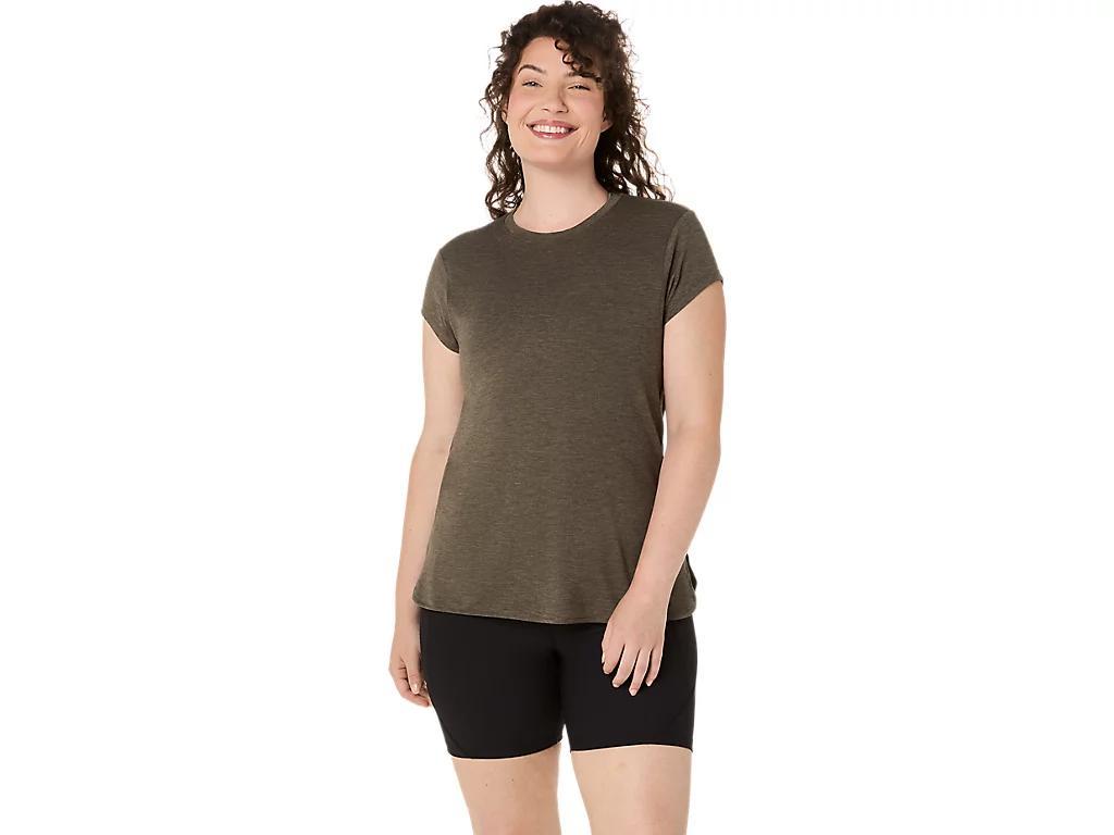 Womens Heather Crewneck Top Product Image