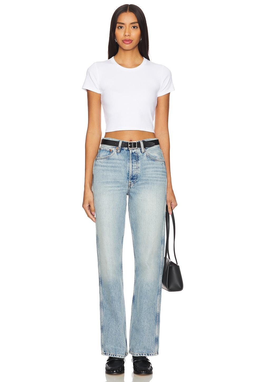 Kelly Crop Slim Fit Tee LESET Product Image