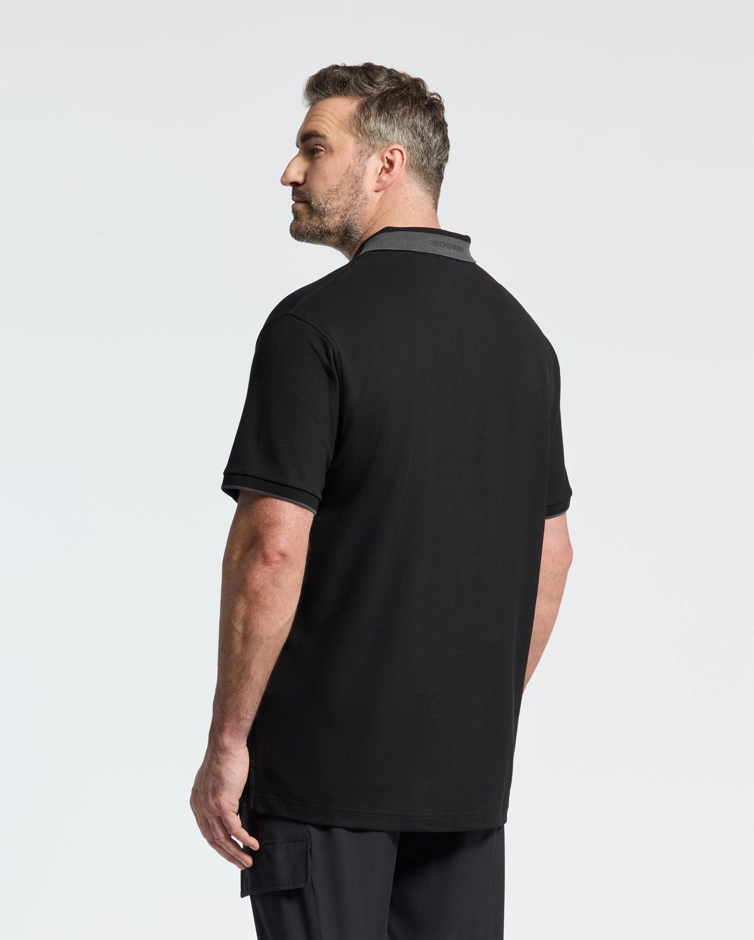 Men's Big And Tall New Castle Pique Polo 001 BLACK / 4XL Product Image