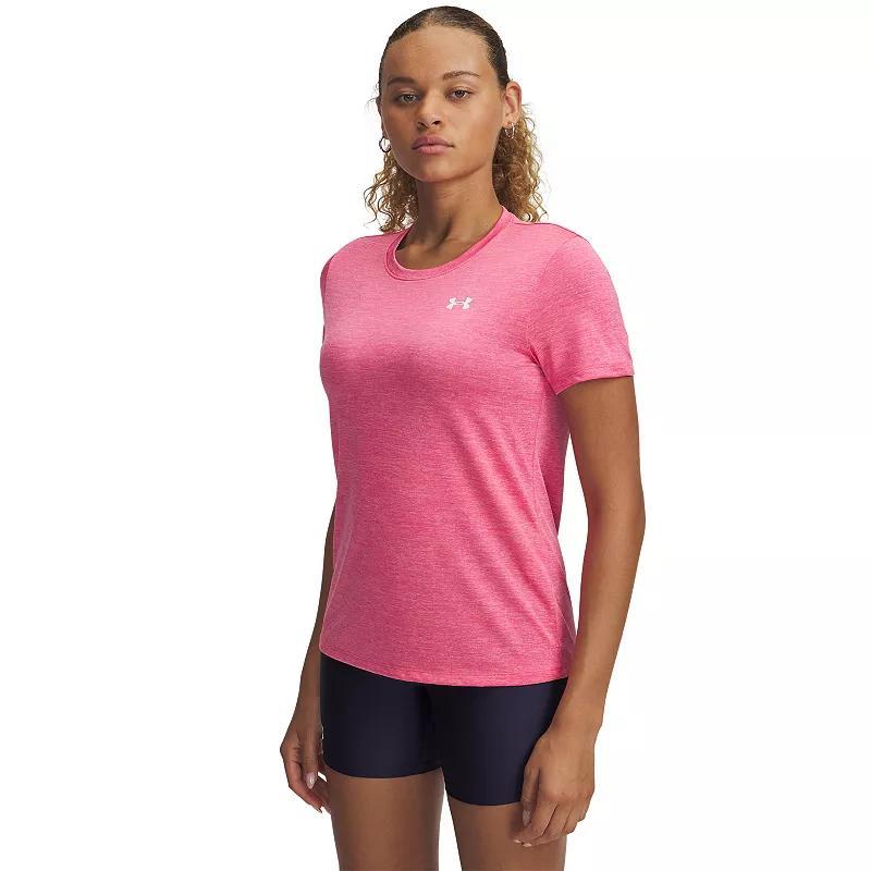 Women's Under Armour Tech™ Short Sleeve Tee, Size: XS, Super Pink Product Image