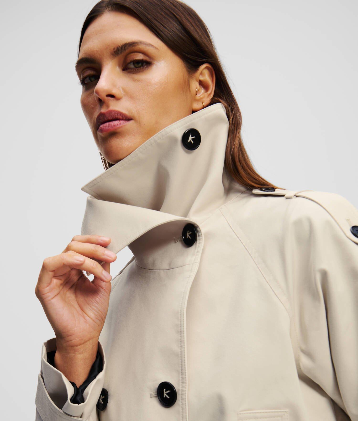 SHORT COTTON TWILL JACKET Product Image