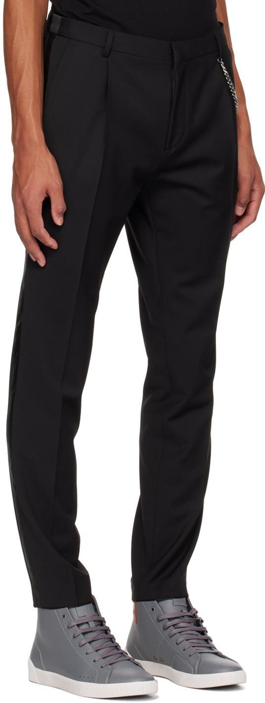 HUGO BOSS Black Slim-fit Trousers Product Image