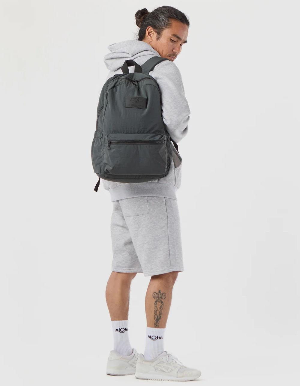 ALOHA Collection Keep It Light Monochrome Backpack - BLACK Product Image