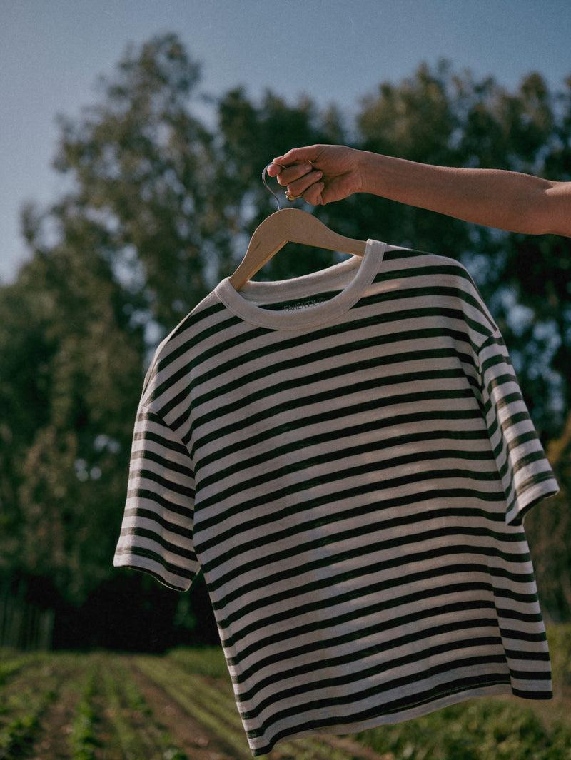 Sunwashed Slub Vintage Tee - Brookline Stripe Product Image