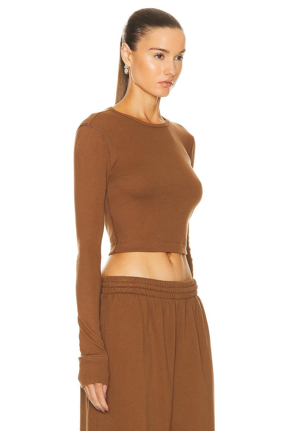 WARDROBE.NYC x Hailey Bieber HB Long Sleeve Tee Product Image